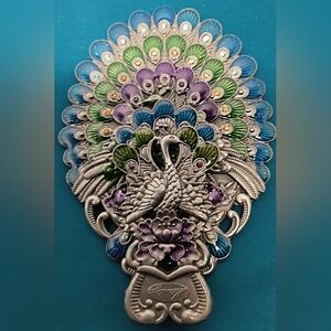 Vintage Foldable Maniya Peacock Mirror